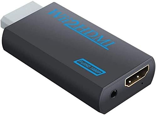 MCN Wii do HDMI adaptera za pretvarač, MCXAN video AV adapter na HDMI 1080p 720p izlazni video zapise i 3,5 mm Audio-podržava sve Wii prikaz načine prikaza