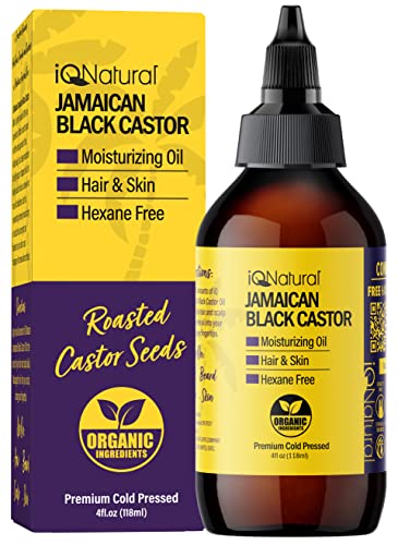 iQ prirodno Jamajčansko ulje od crnog ricinusa za rast kose i kondicioniranje kože, čisto