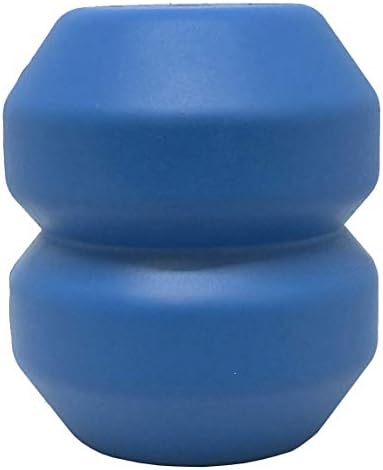 Sodapup Industrial Pas Prirodna gumena Dvostruka nevolja igračka za žvakanje - liječenje raspršivača - proizvedeno u SAD - za teške žvakače -Blue - velike