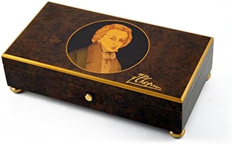 Rijetki 50 Napomena Frederic François Chopin sa zlatnim listom Accents Music Box - Sankyo - Kišne kapi Nastavi
