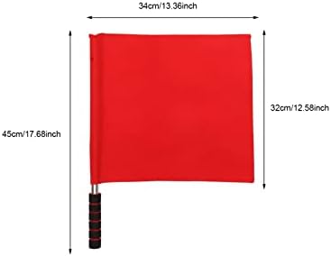 INOOMP 4kom sudija fudbalska fudbalska Zastava ručna Zastava od nerđajućeg čelika signalne zastave