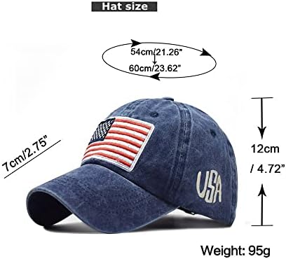 Muška američka američka zastava za bejzbol kapa za vez za vez taktičke vojske Vojni šešir SAD Unisex Hip Hop