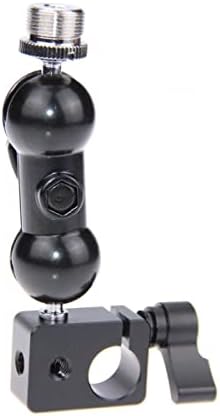 Camvate Mini kuglični nosač kamere sa 15 mm stezaljkom za mikrofon