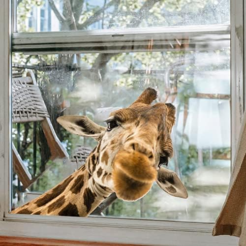 Smiješne naljepnice na zidu Žirafe slatke životinje zidne naljepnice za dječiju sobu, lijepa žirafa koja