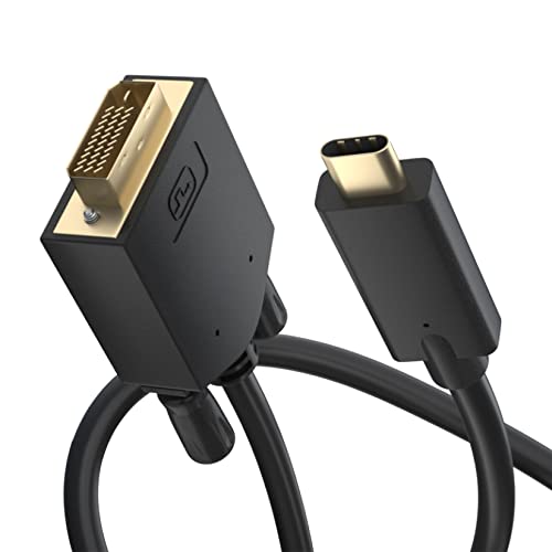 Bolaazul USB C to DVI kabl 3ft, USB C u DVI adapter, USB tip C / Thunderbolt 3 to DVI adapter kabl muško