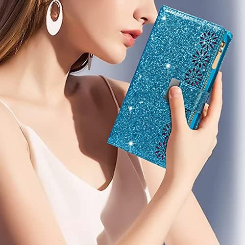 za Samsung Galaxy Z Fold 3 5G Case Galaxy Z Fold 3 Wallet Case Zipper kožna kartica Slot Flip Magnetic