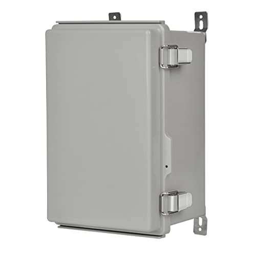 Powgrow plastična razvodna kutija, 11.4 × 75 × 5,5 vodootporna zborina kutija za zglobovi, abs plastični kućište sa kvakom od nehrđajućeg čelika, električna razvodna kutija za električni projekt