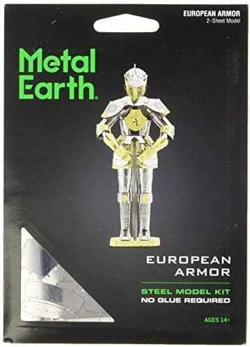 Fascinacije Metal zemlja Evropski viteški oklop 3d metalni model Kit