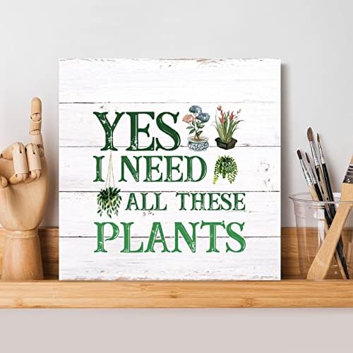 Da, stvarno mi trebaju svi ovi biljni vitlovni proljetni Ljetni drveni plaque Plaketaholični