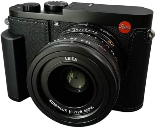 Limova originalna italijanska kožna Kamera Half Case metalna ploča za držanje lastinog repa za Leica Q2 Black