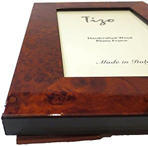TiZo 8 X 10 smeđi drveni okvir, proizveden u Italiji