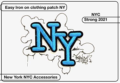 NY NYC New York City Odjeća za mrlje za ručke jakne za jean majice Šeširi dizajn stil modni dodatak za muškarce Žene Unisex Mali ukrasni kvalitet napravljen šivaćiča