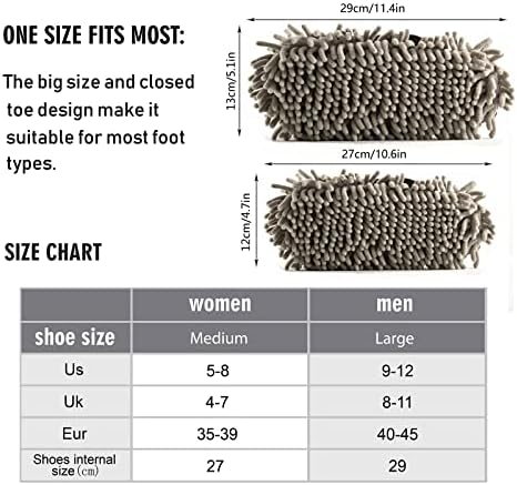 Kigai papuče za čišćenje mikrovlakana polka točkice gljive ručne ručne cipele za ručice za muškarce / ženske kuće za čišćenje kućišta, veličina m
