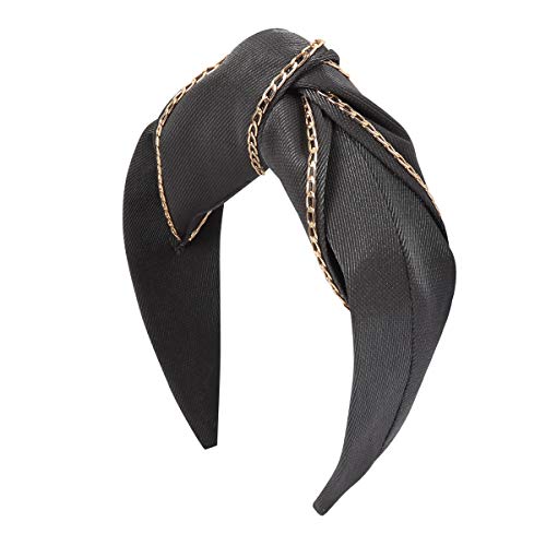 Statement Fashion Headband-Hair Accessories Bow Band, Turban Tkanina Wrap Bohemian Top Knot Floral Šal