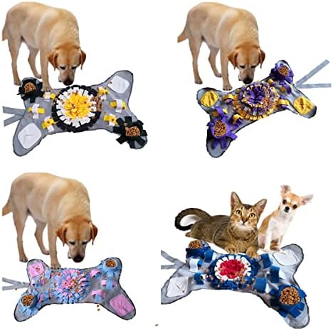 Petphindu pas Snuffle Mat igračke za mentalnu stimulaciju u obliku kosti psa podstiče prirodne vještine traženja