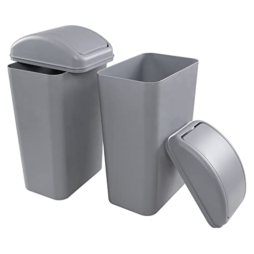 CadineUS 14 litarska plastična kanta za smeće, Kuhinjski kupatilo Kancelarijska kanta za smeće Set od 2