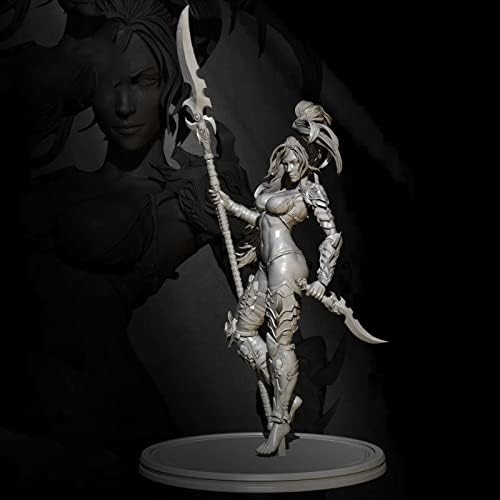 Goodmoel 1/24 Ancient Fantasy ženski ratnički smola figura Kit Nesastavljene i neobojene minijature/ti-6852