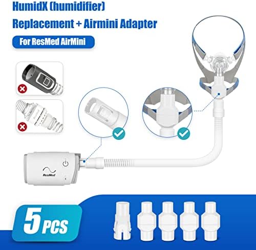 MinicLean Airmin adapter za univerzalno crijevo, uključuje 4 pakete Fit Line Filter & Humidifier kompatibilan
