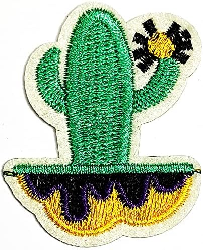 Rafeeasy Patch slatka lijepa pustinjska cvijeća crtani diy vezena šiva glačala na patch šivaći značku Signi logo jakne torbe hat traperice za majice kostim