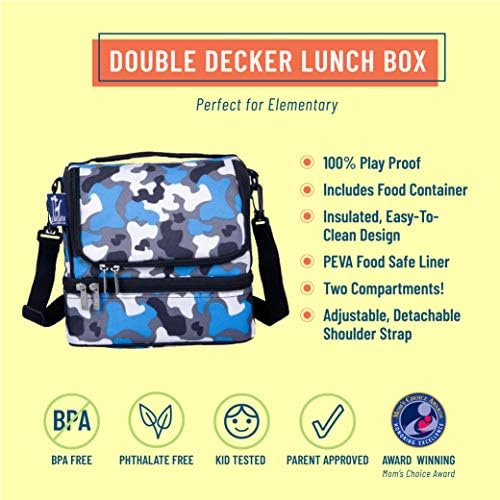 Wildkin paket torbi za ručak sa dva pretinca sa ruksakom od 17 inča