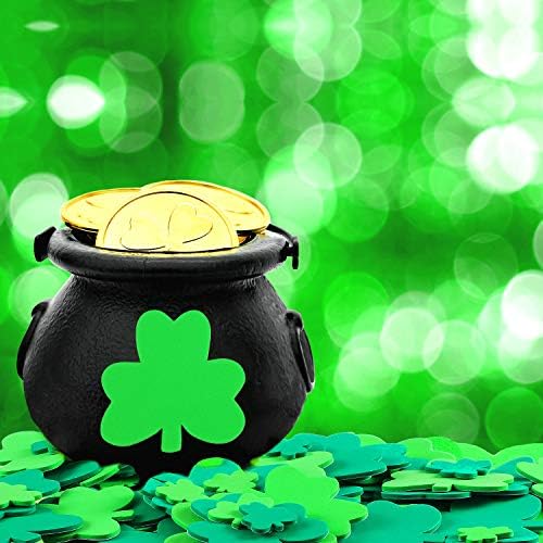 100 komada St. Patrick-ove naljepnice za pjenu Shamrock, zeleni ukras za pjenu za pjenu za Dan Svetog Patrika, Lucky Shamrock Cutons set pjene