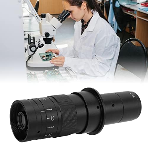 Objektiv kamere za mikroskop, Adapter za montiranje legure C 180x uvećanje 6,5: 1 omjer Zuma jasne slike C objektiv za montažu elektronike za industriju