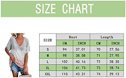 Plus veličine za žene seksi, ženski pleteni pušački rukav vrhovi letnje V izrez T majice Labavi bluzes Dressy