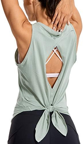 CRZ Yoga ženske pima pamučne vrhove tenkovi za vezanje košulja bez rukava Yoga Athletic Otvoreni sport Sport