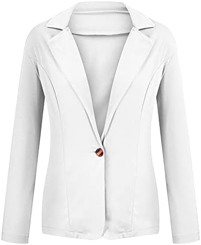 Ženski proljetni vrhovi 2023 Otvoreni prednji džepovi Cardigan Formalno odijelo dugih rukava za bluze
