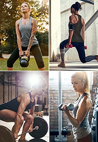 Air Curvey Workout Cijena za žene za žene joga trkačke rezervoare Atletic Quick Suw ActiveWeard 4 Pack