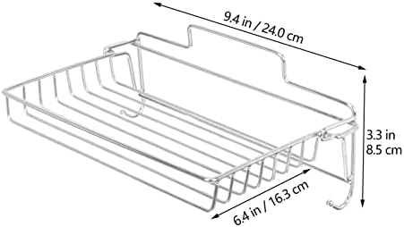 Alipis 2kom stalak za skladištenje od nerđajućeg čelika ugaona polica za montažu na zid plutajuće ugaone