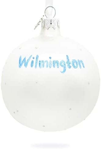 Nemours Estate, Wilmington, Delaware, SAD Glass Ball Božić Ornament 3.25 inča