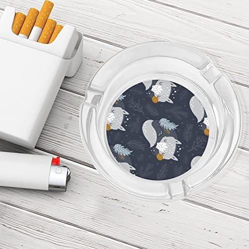 Pepeljare za cigarete Životinje i vučje kristalno stakleni pepeo za pušenje ashtray držač za kućni hotelski