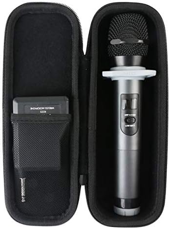 Khanka teška torbica za nošenje za Fifine K025 Bežični mikrofon, samo futrola