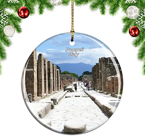 Weekino Pompeji Napulj Italija Božić Božić Drvo Ukras Ukras Viseći Privjesak Decor City Travel