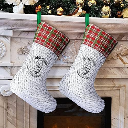 Kucke iz harambe božićne čarape sa blistavim blimbling seksom Xmas Holiday Fireplace Mantle Party