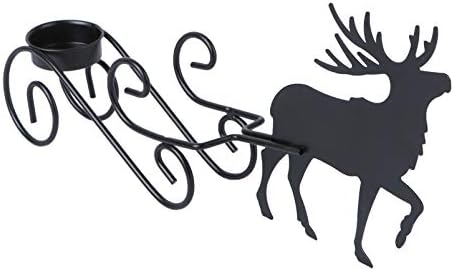 Besplatni Božićni dekor Božić Jelen svijećnjak svijećnjak evropski stil Željezni umjetnički dekorativni