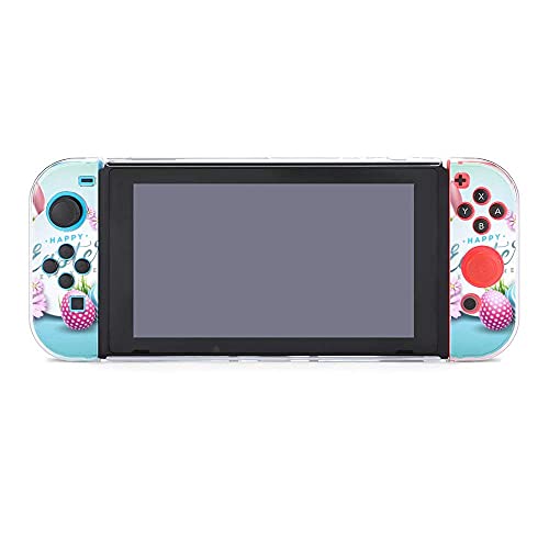 Slučaj za Nintendo Switch, Sretan Uskrs pet komada Set zaštitni poklopac Case game console dodatna