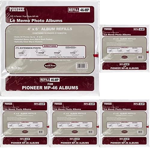 Pioneer Memo Pocket Album puni 4-inčni za 6-inčni za MP-46 Albumi