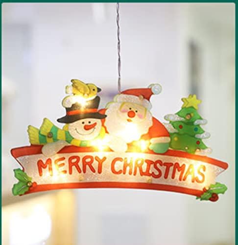 luckymeet Božić dekorativna svjetla ukras za odmor trgovina prozor Scene izgled usisna čaša