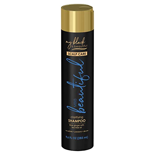 Moj crni je prekrasan šampon za izjava sulfata za izgradnju, za suhu i oštećenu kosu, plavu đumbiru i metvu, 9,6 fl oz