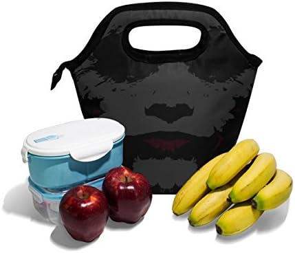 Vipsk torba za ručak Crna klaun kutija za ručak, vodootporna torbica za piknik na otvorenom torbica