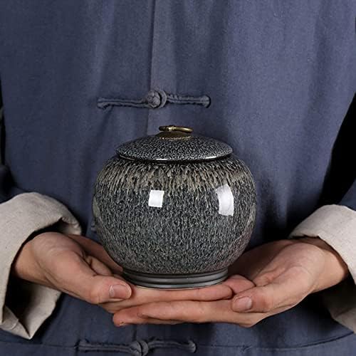 Fakeme 2 komada keramičkog đumbira Jar Caddy Bud Vase Skladištenje za skladištenje hrane