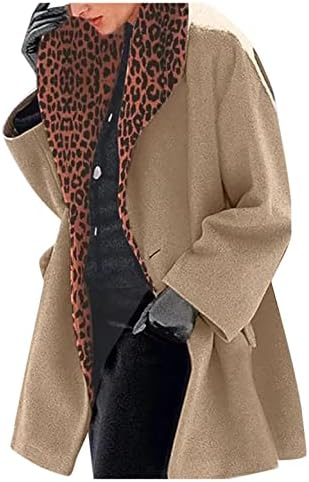 Kaputi za žene plus veličine zimske gorske odjeće rever od punog dugih rukava jakna Cardigan Faux