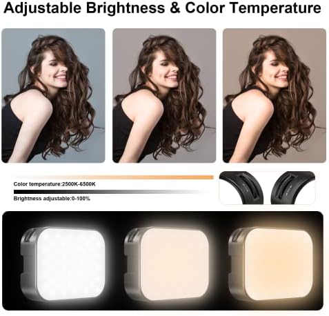 Ulanzi Selfie Light, Clip LED svjetlosni Panel za telefon/Laptop/Tablet/računar, dvobojno prijenosno svjetlo