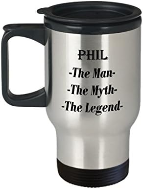 Phil - Čovjek mit, legenda fenomenalni poklon za kafu - 14oz putna krigla