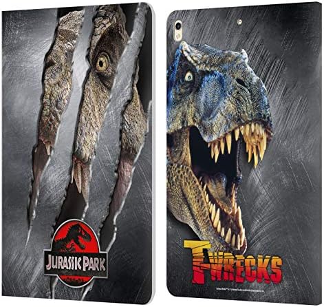 Dizajni za glavu Službeno licencirani Jurassic Park T-Rex Claw Mark Logo Kožne knjige Novčani