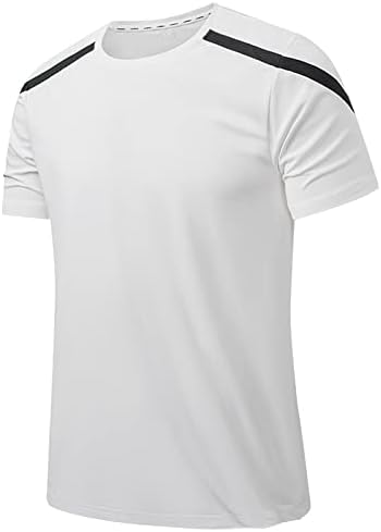 Ljetna letnja svilena ravna ručica za trčanje treninga Brza košulja za sušenje okrugli vrat Reflektivni majica za disanje za muškarce