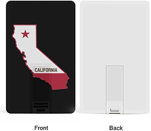 Zastava države Kalifornija USB 2.0 Flash-Drives Memory Stick Oblik kreditne kartice