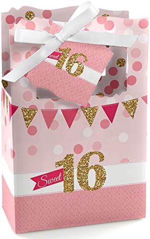Velika tačka sreće Sweet 16 - kutija za rođendansku zabavu - set od 12